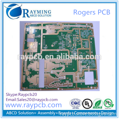Rogers 4350C ENIG PCB with 1.6mm board thickness